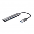 Trust Halyx USB 3.2 Gen 1 (3.1 Gen 1) Type-A 5 Mbit/s Černá, Šedá