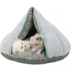 JUNIOR plyšová jaskyňa - stan 45 x 30 x 40 cm sivá JUNIOR plyšová jaskyňa - stan 45 x 30 x 40 cm sivá