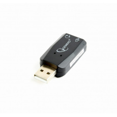 Gembird SC-USB2.0-01 cable gender changer 2 x 3.5mm Černá