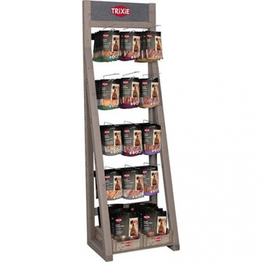 Drevený stojan na zavesenie výrobkov, S: 60 x 185 x 40 cm Drevený stojan na zavesenie výrobkov, S: 60 x 185 x 40 cm