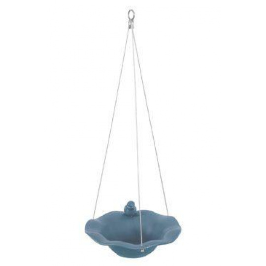 Keramické napájadlo s modrou dekoráciou pre vtáky Zolux