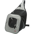 Nylonový batoh SAVINA klokanka 30x26x33cm čierno-sivý (max. 10kg)