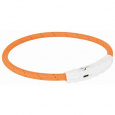 Svietiaci krúžok USB na krk, oranžový (RP 2,10 €)