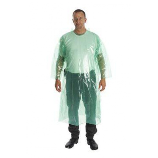 Oblek jednorázový zelený s dlouhým rukávem KRUTEX 20ks