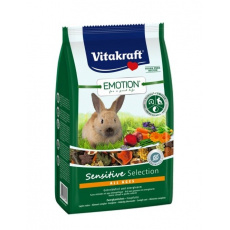 VITAKRAFT EMOTION Sensitive suché krmivo pro králíky - 600 g