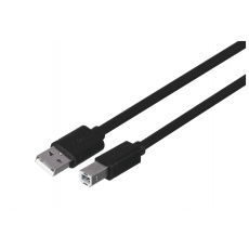 UNITEK Y-C420GBK USB kabel USB 2.0 3 m USB A USB B Černá