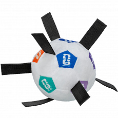 FIFA 2026 mäkká aportovacia lopta s úchytmi, 12 cm, biela/farebná/čierna - LIMITOVANÁ PONUKA FIFA 2026 mäkká aportovacia lopta s úchytmi, 12 cm, biela/farebná/čierna - LIMITOVANÁ PONUKA