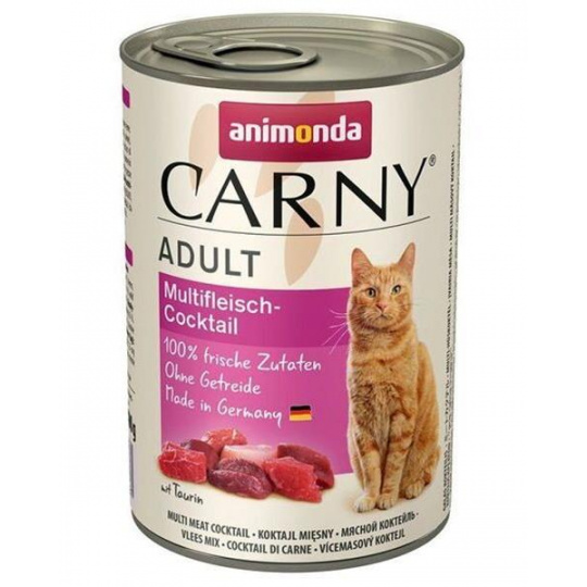 Animonda CARNY® cat Adult multimäsový koktail bal. 6 x 400 g konzerva Animonda CARNY® cat Adult multimäsový koktail bal. 6 x 400 g konzerva