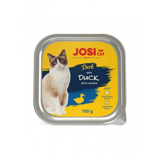 JosiCat vanička Cat Paté with Duck 100 g JosiCat vanička Cat Paté with Duck 100 g