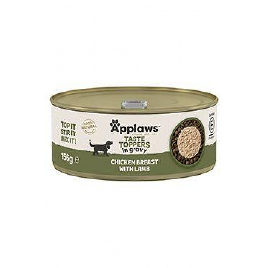 Applaws Dog konz. Toppers Gravy kur.prsia s jahňacinou156g