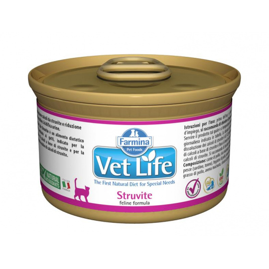 Farmina Vet Life cat struvite konzerva 85 g