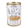 All Animals DOG konz. Kuracie mleté s ryžou 400g