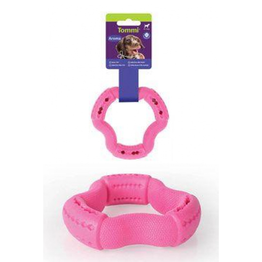 Hračka pes Aroma Triangle pamlskovník, ružový 12cm Hračka pes Aroma Triangle pamlskovník, ružový 12cm
