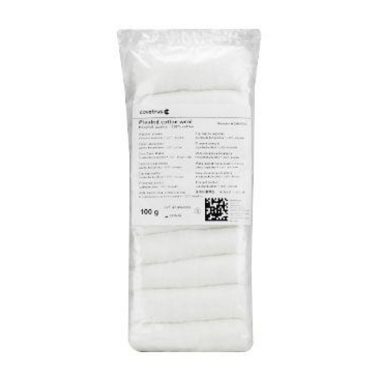 Vata obväzová 250g skladaná 100% bavlna CVET