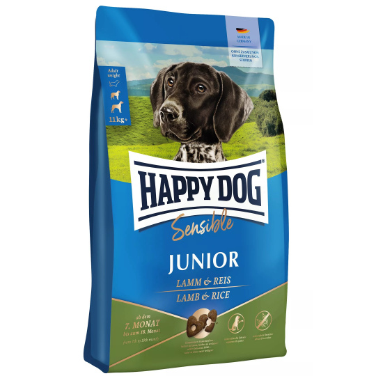 HAPPY DOG Sensible Junior Lamb & Rice 4 kg