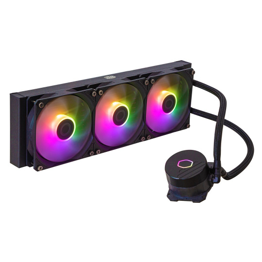 Cooler Master MasterLiquid 360L Core ARGB Procesor Liquid cooling kit 12 cm Černá