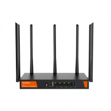 Tenda W30E AX3000 bezdrátový router Gigabit Ethernet Dvoupásmový (2,4 GHz / 5 GHz) Černá