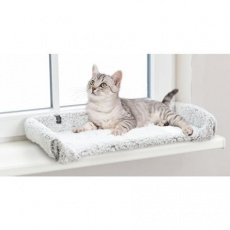 Podložka CALIDA na parapet 60 x 25 cm, s tepelne reflexnou vložkou, bielo-sivá