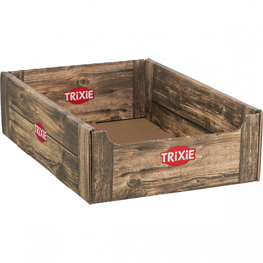 Bednička do stojanu, kartón v dizajne dreva, 31 × 16.4 × 45 cm