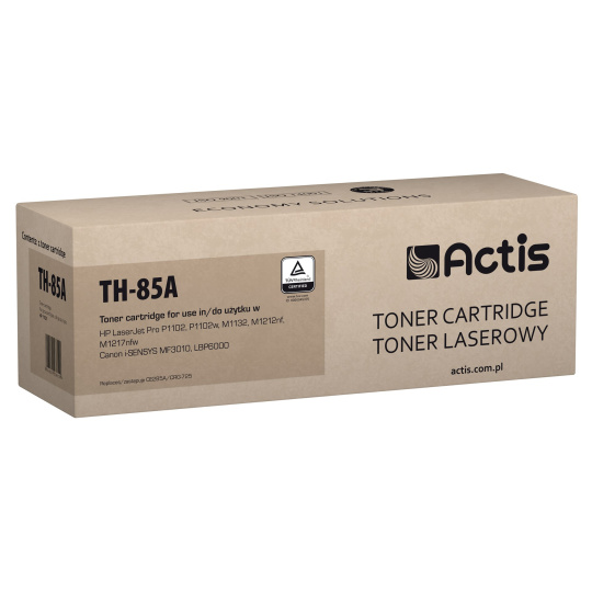 Actis Tonerová kazeta TH-85A (náhrada za HP 85A CE285A, Canon CRG-725; standardní; 1600 stran; černá)