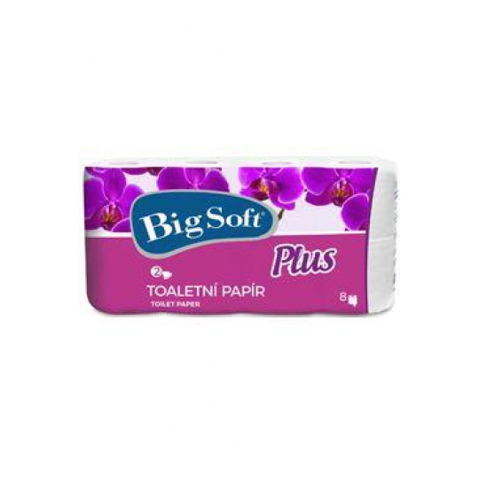WC toaletný papier Big Soft Plus 2-vrstvový 8ks