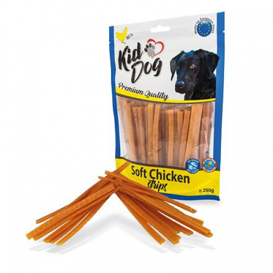 KIDDOG kuracie mäkké pásiky 250 g