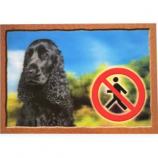 Ceduľka 3D PSI, Anglický kokeršpaniel čierny