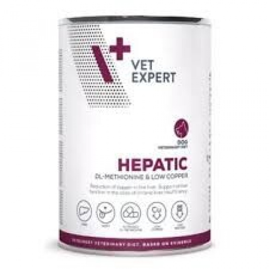 VetExpert VD 4T Hepatic Dog konzerva 400g VetExpert VD 4T Hepatic Dog konzerva 400g