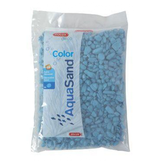 Akvarijní štěrk Color EKAI modrý 1kg Zolux