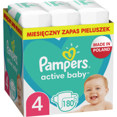 Pampers Active Baby Monthly Pack Chlapec/děvče 4 180 kusů