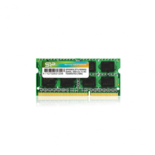 Silicon Power 8GB DDR3L SO-DIMM paměťový modul 1 x 8 GB 1600 MHz