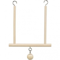 Drevená hojdačka s guľôčkou 12x13cm TRIXIE Drevená hojdačka s guľôčkou 12x13cm TRIXIE