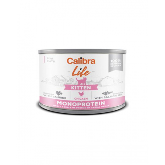 Calibra KONZERVA cat Life Kitten kuracie 6 x 200 g