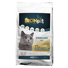 IRONpet Cat Adult Sterilized Turkey 12kg IRONpet Cat Adult Sterilized Turkey 12kg