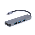 Gembird A-CM-COMBO2-01 USB Type-C 2-v-1 multiportový adaptér (Hub + HDMI)