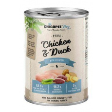 Chicopee Dog konz. Junior Pure Chicken&Duck 400g Chicopee Dog konz. Junior Pure Chicken&Duck 400g