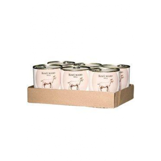 BOHEMIA MASO Kozie vo vlastnej šťave SIX PACK 6x800g BOHEMIA MASO Kozie vo vlastnej šťave SIX PACK 6x800g