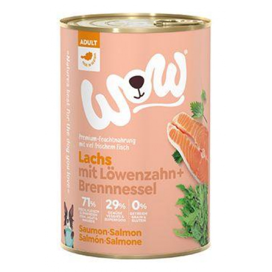 WOW konzerva Adult losos s paradajkami 400g WOW konzerva Adult losos s paradajkami 400g