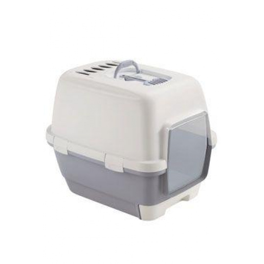 WC mačka CATHY CLEVER kryté sivá Zolux