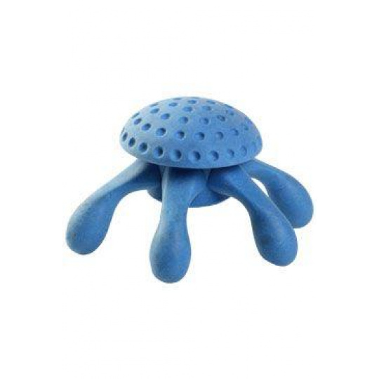 Hračka pes OCTOPUS MAXI pláv. z TPR modrá Kiwi
