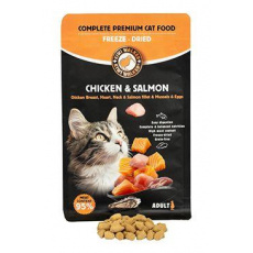 Krmivo mrazem sušené kuře a losos 150g Kiwi