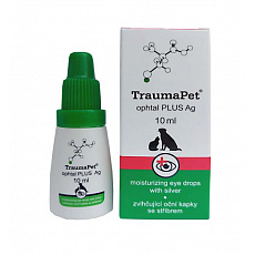 TraumaPet ophtal PLUS Ag očné kvapky 10 ml TraumaPet ophtal PLUS Ag očné kvapky 10 ml