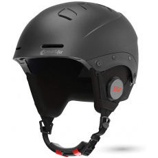 Lyžařská helma Smart4U SS1 "L", Bluetooth, černá
