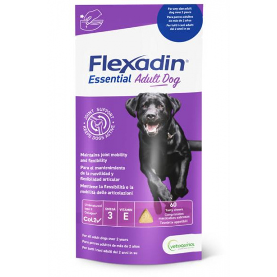 Flexadin Adult Dog žuvacie tablety.tbl. 60 tbl. Flexadin Adult Dog žuvacie tablety.tbl. 60 tbl.