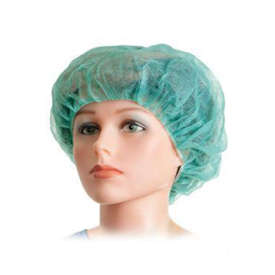 Čiapka operačná BARET Štandard 56cm zelená 100ks Čiapka operačná BARET Štandard 56cm zelená 100ks