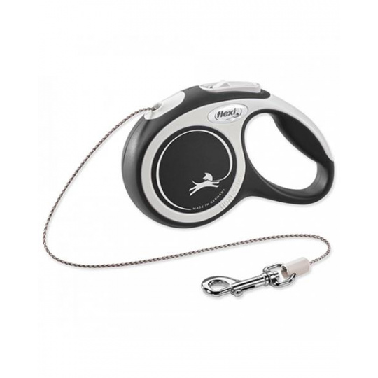 Vodítko FLEXI Comfort New M lanko 5m/20kg čierna