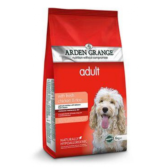 Arden Grange Dog Adult s čerstvým kuracím mäsom a ryžou 6kg Arden Grange Dog Adult s čerstvým kuracím mäsom a ryžou 6kg