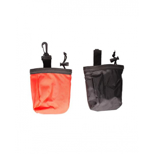 Vrecko DUVO+ na maškrty čierne/červené 11x11x14 cm Vrecko DUVO+ na maškrty čierne/červené 11x11x14 cm