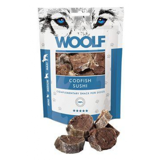 WOOLF pochúťka Codfish Sushi 100g WOOLF pochúťka Codfish Sushi 100g