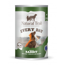 NATURAL TRAIL Every Day Rich in rabbit - vlhké krmivo pro psy - 400g